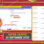 BUKTI JP ALTERNATIF: Sohotogel Slot Online Selasa 26 September 2023